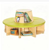 Canapé multifonctionnel en bois pour bibliothèque, design moderne, pour enfants, idéal pour la garderie, la maternelle et l'armoire de rangement pour la petite enfance
