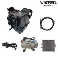 M-Pull Nouveau Système de Climatisation pour Mini-Voiture Électrique R-134a Compresseur Scroll 2.2KW Refroidissement 1.1KW Chauffage DC12-72V 5-8