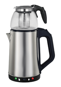 Bouilloire <span class=keywords><strong>électrique</strong></span> en verre sans fil avec <span class=keywords><strong>mini</strong></span> <span class=keywords><strong>théière</strong></span> en verre >2.0L 1500W Arrêt automatique 360 °   Garantie de base d'un an - Product Image 4