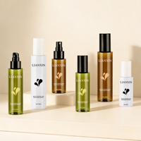 Flacon pulvérisateur vide en PET ambré de 80 ml, 100 ml, 120 ml, 200 ml, rechargeable, anti-fuite, écologique, recyclable, avec pompe pour toner