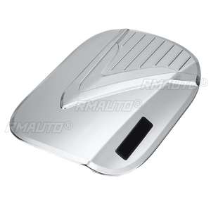 Cubierta de la tapa del tanque de combustible ABS cromada, embellecedor de estilo para coche, tapa protectora de aceite y combustible para Hyundai Palisade 2019-2020, accesorios para coche - Product Image 1