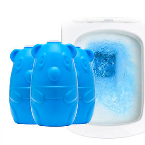 Détergent automatique pour toilettes, désodorisant, ours magique, bol <span class=keywords><strong>de</strong></span> détergent pour toilettes, nettoyant liquide bleu - Product Image 1