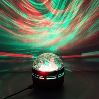 Lámpara Nocturna LED con Ondas de Agua Dinámicas, Proyector de Cielo Estrellado con Control Remoto, Alimentación USB, Luz Ambiental para Habitación Infantil con Efecto de Olas Oceánicas