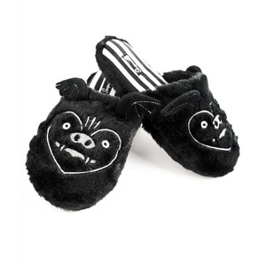 Chaussures d'intérieur chaudes <span class=keywords><strong>en</strong></span> <span class=keywords><strong>forme</strong></span> d'animal <span class=keywords><strong>en</strong></span> peluche <span class=keywords><strong>de</strong></span> dessin animé pour femmes, chaussures d'intérieur d'hiver, pantoufles antidérapantes pour <span class=keywords><strong>chat</strong></span> - Product Image 5