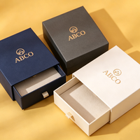 Schmuck-Halsketten-Anhänger Geschenkbox mit Eigenem Logo, Luxuriöse Marken-Schmuckschachtel mit Schublade und Griff