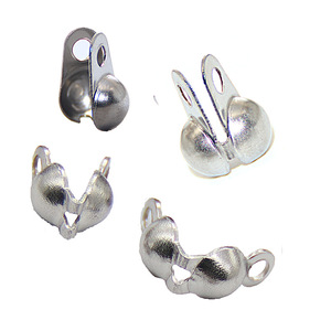<span class=keywords><strong>Charlotte</strong></span> Vente Flash Accessoires et Composants de Bijoux en Acier Inoxydable pour Fabrication de Bijoux DIY Embouts de Perles Ornements en Gros Perles à Sertir - Product Image 6
