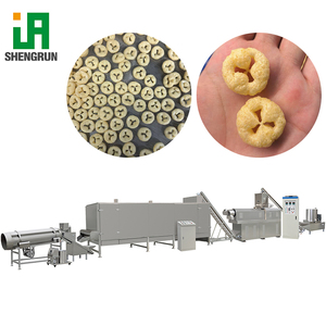 Chaîne de production complète de machines de fabrication d'aliments soufflés à double vis pour snacks Habe en promotion - Product Image 2