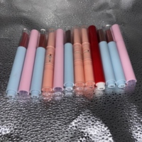 Brillant Brillant Marque Privée Rouge À Lèvres Vendeur Maquillage Hydratant Vegan Bio Brillant À Lèvres Stylo Personnalisé Pressé Rose Baume À Lèvres