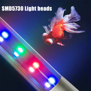 Zaohetian lampada per acquario in alluminio luci per acquari economiche 17CM 26CM 36CM 46CM 52CM luci per acquari cinesi a Led - Product Image 3