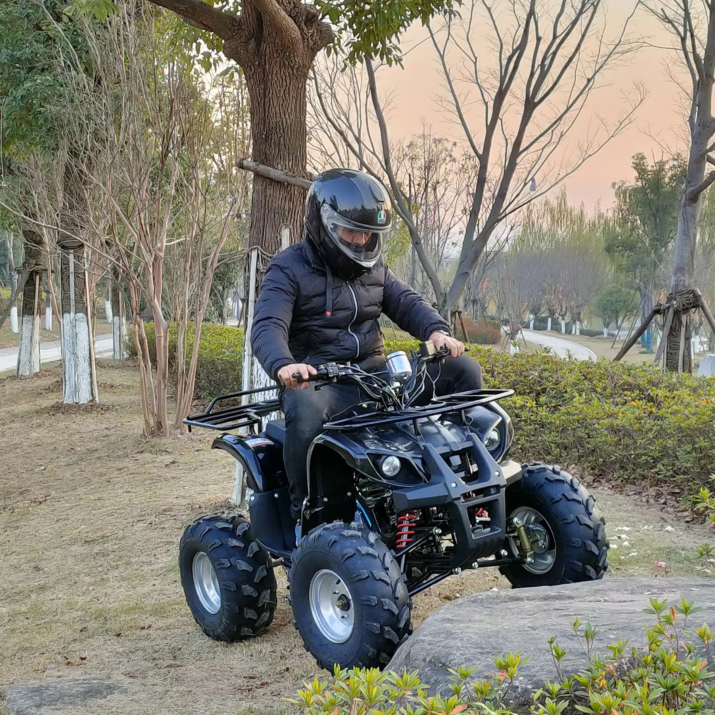 رخيصة البسيطة 110CC 125CC 4 عجلة عربة لجميع التضاريس ATV للأطفال cuatrimoto دراجة رباعية اتفس