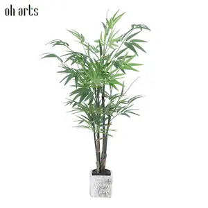 Oh arti di alta qualità Mini pianta di bambù per la decorazione per la casa piante artificiali alberi