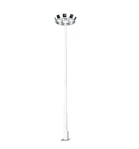 High Quality High Mast Light Poles High Power Brightness Fashion Luminous White Body Item Lighting