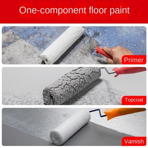 Peinture époxy aqueuse pour sols, résistante à l'usure, acrylique, pour intérieur, maison, atelier, entrepôt, application facile au pinceau - Product Image 5