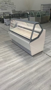 Precio de fábrica: Vitrina expositora de pasteles, máquina de repostería, vitrina expositora de helados de vidrio, congelador, refrigerador - Product Image 1