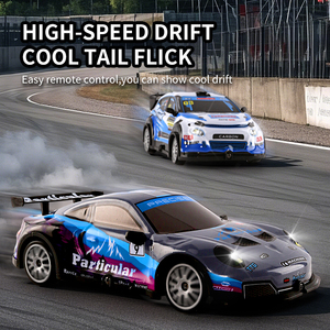 Coche de Carreras de Derrape RC con Tracción en las Cuatro Ruedas, Señal Estable de 2.4G Anti-Interferencias |   Juguete de Control Remoto de Alta Velocidad con Derrape y Luces Atractivas - Product Image 2