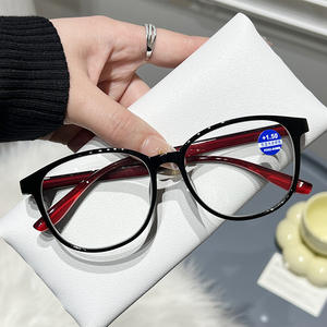 Elegantes gafas de lectura TR90 para mujer +2,50, protección contra la luz azul, lentes antideslumbrantes, óptica de resina YC1907 - Product Image 4