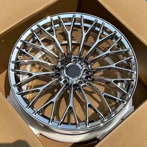 Jantes forgées sur mesure 5x114 3 5x112 5x120, noires électro-plaquées, jantes de luxe pour Toyota Alphard <span class=keywords><strong>Lexus</strong></span> <span class=keywords><strong>Lm</strong></span> - Product Image 1