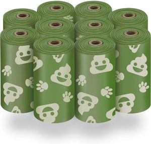 Biodegradable Dog Poop Bags with Dispenser | Leak-Proof & Unscented – 2 Rolls per Pack, Ideal for Mess-Free - Product Image 1