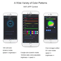 Contrôleur LED SP108E SPI Wifi, application pour smartphone, pour bande lumineuse WS2812B WS2813 SK9822 SK6812 RGBW APA102 LPD8806, DC5-24V