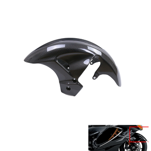 KIMISS Garde-boue Avant Moto Mini Chopper Moto, Garde-boue Avant Moto Gn125 Moto Vstar Garde-boue Pour 650 Arrière Court Garde Boue Moto Avant 125 Kinroad Vn800 Mini Chopper Moto - View #3