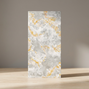 Marcos Grey Luxury Porcelain Slab Tiles 600x1200mm High Gloss Stone Effect for Wall & Floor - Product Image 4