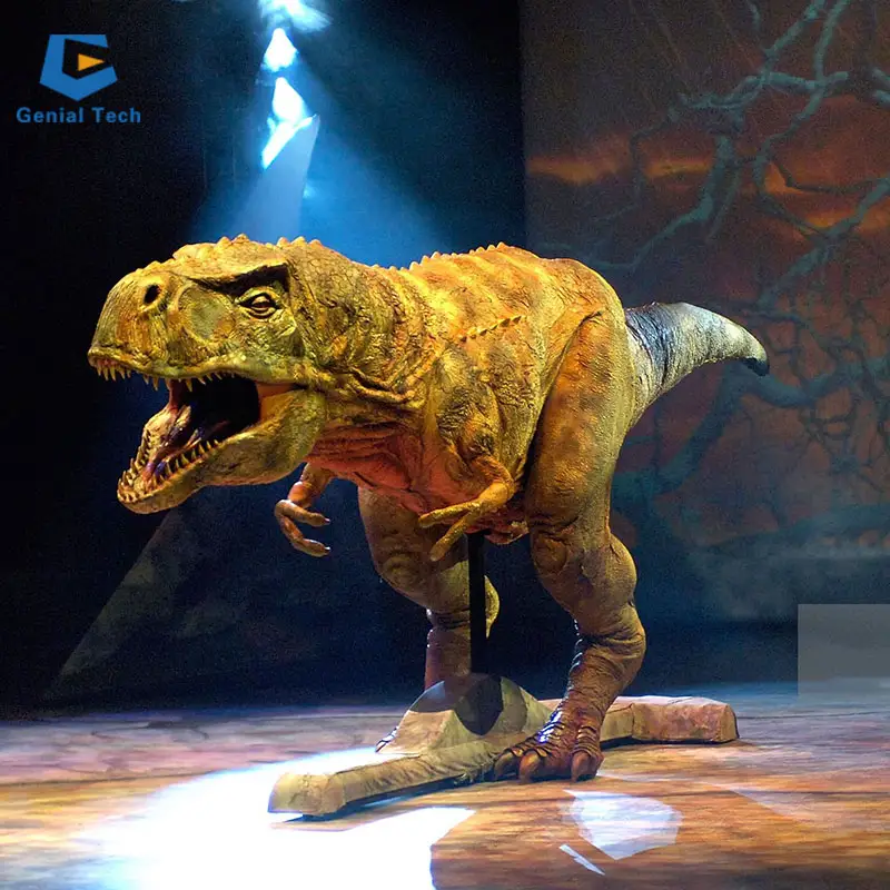 SG-RT19 오락 로봇식 걷는 공룡 진짜 크기 T- rex 전기 걷는 공룡