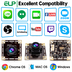 Modulo telecamera CMOS Aptina MI5100 ELP 5MP USB senza obiettivo di distorsione per lettura codice QR/codice a barre, scansione <span class=keywords><strong>documenti</strong></span>/passaporto - Product Image 6