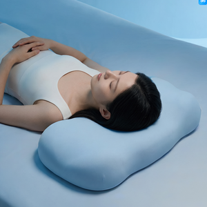 Almohada Cervical para Soporte y Alivio del <span class=keywords><strong>Dolor</strong></span> <span class=keywords><strong>de</strong></span> Hombros, Diseño Ergonómico Contorneado para Dormir <span class=keywords><strong>de</strong></span> Lado y Boca Arriba - Product Image 4