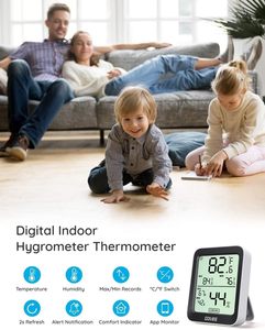 Cho govee h5075 cho <span class=keywords><strong>bluetooth</strong></span> trong nhà nhiệt độ phòng <span class=keywords><strong>Monitor</strong></span> ẩm kế Nhiệt kế từ xa App thông báo 2 năm dữ liệu - Product Image 3