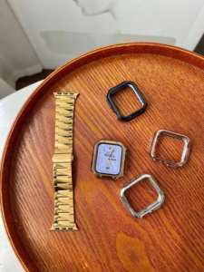 <span class=keywords><strong>Bracelet</strong></span> en métal en zigzag pour <span class=keywords><strong>Applewatch</strong></span> Bans 40mm 44mm, nouveau <span class=keywords><strong>bracelet</strong></span> en métal pour Apple Watch, <span class=keywords><strong>bracelet</strong></span> en métal pour Iwatch - Product Image 4