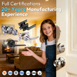 מט שחור דלת מרובע מנעול ידית פנים dummy ידית ידית דלת חדר שינה מנעולים שחורים - Product Image 4