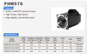 PrimoPal EtnerCAT 23x23クローズループサーボモーター安定性2相NEMA23ハイブリッドステッパモーターとドライバー - Product Image 4