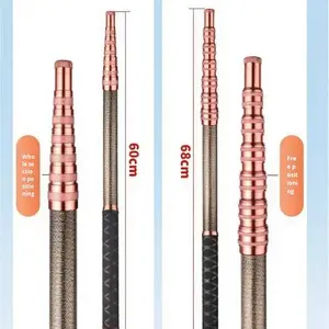 Ультралегкая телескопическая мини-удочка из высокоуглеродистой стали длиной 2,1 м, полный комплект для сбора китайского тунца и фруктов - Product Image 1