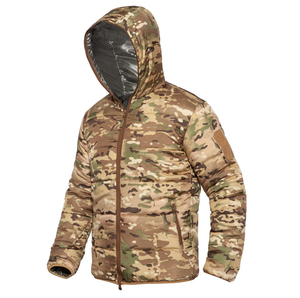 Vestes de chasse en duvet isolées personnalisées DFJ01, imperméables, thermiques, coupe-vent, pour zones froides, vente en gros, hiver, extérieur, en coton chauffant - Product Image 6