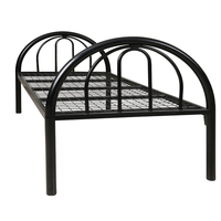 Cadre de lit en métal pour école unique moderne Mobilier de chambre à coucher pour dortoir pour étudiants