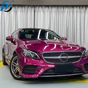 Vente en gros PET TPU <span class=keywords><strong>vinyle</strong></span> coulé Super brillant cristal Tata rouge enveloppe de voiture <span class=keywords><strong>vinyle</strong></span> 1. 52X1.8 M/5X60FT un rouleau complet direct d'usine - Product Image 1