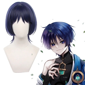 Wanderer <span class=keywords><strong>Scaramouche</strong></span> Genshin Impact <span class=keywords><strong>Cosplay</strong></span> Costume Halloween carnaval ensemble complet tissu Anime jeu de rôle pour homme Costume - Product Image 5