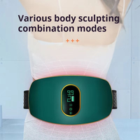 Abdominal chaleur pétrir vibrateur Massage mince ceinture réglable 3 Mode impulsion ceinture chauffante graisse réduisant l'abdomen et la taille masseur