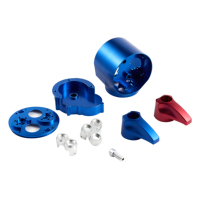 Bantalan Anti Guncangan Baterai UAV Kustom Dawang DW-00003 Pemesinan CNC Wire EDM Prototipe Cepat Pengeboran Broaching Anodisasi