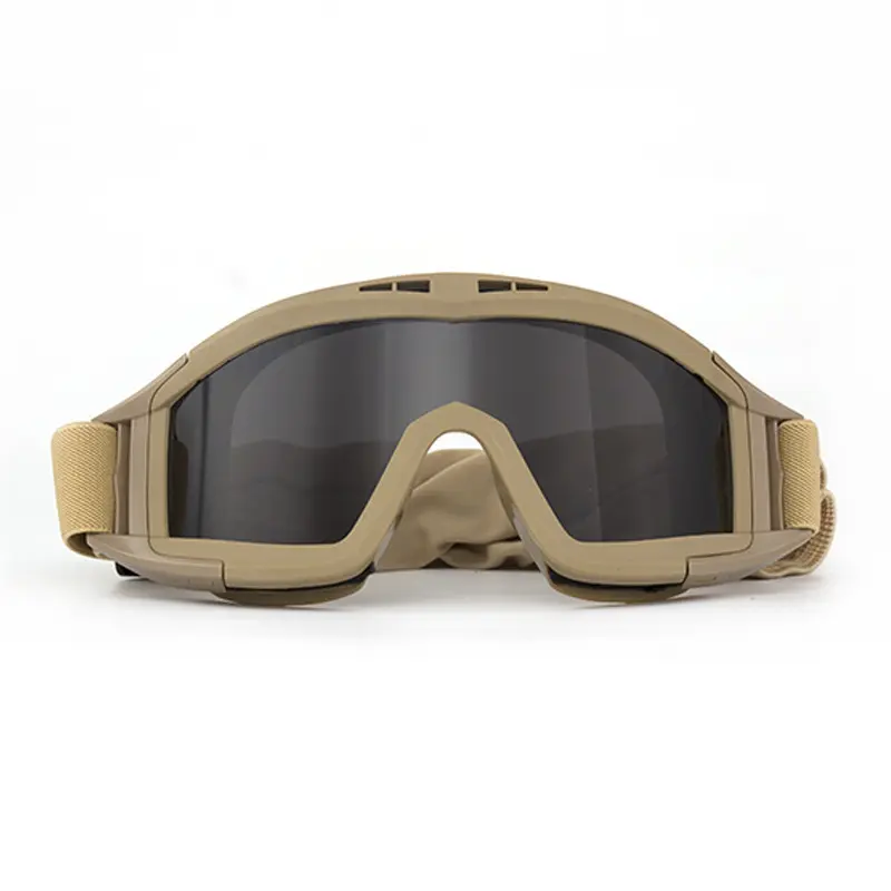 Militaire 3 Lens Beschermende Bril Veiligheidsbril Army Tactical Bril Anti-Fog Helm Airsoft <span class=keywords><strong>Sport</strong></span>