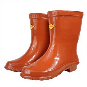 <span class=keywords><strong>Scarpe</strong></span> di Sicurezza Isolate Classe 2, Resistenti ad Alta Tensione 20KV, Stivali di Sicurezza per Uso in Centrali Elettriche, Vendita all'Ingrosso con Basso MOQ - Product Image 1