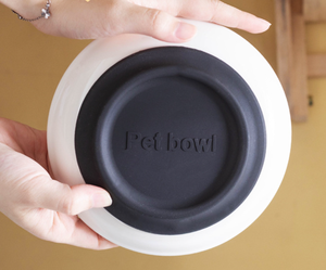 Wholesale Custom Ceramic Pet Bowl with Non-slip Silicone Base, Cute <b>Cat</b> Print Anti-spill <b>Cat</b> <b>Feeder</b> Bowl - Product Image 2