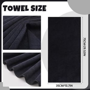 Serviette en microfibre tricotée à séchage rapide, non dépilatoire et non décolorante, pour cheveux et nettoyage - Product Image 3