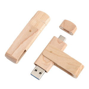 Nouvelle clé USB OTG Type-C Micro USB <span class=keywords><strong>en</strong></span> bois 2.0 et 3.0 avec cryptage - Product Image 2