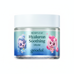 Teenieping Edition for Goodal Heartleaf Hyaluron Soothing Cream 75ml Set High Quality <b>Face</b> Cream & Lotion with 20ml+Pouch Key - Product Image 2