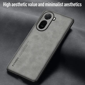 Custodia Protettiva Lusso in Pelle PU Effetto Pecora Anti-caduta Opaca Anti-urto per <span class=keywords><strong>Redmi</strong></span> A7 <span class=keywords><strong>Pro</strong></span>, Cover Rigida in Plastica Anti-shock - Product Image 5