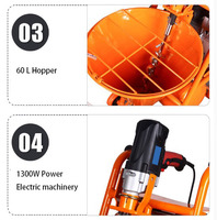 Machines à projeter du ciment et du béton, pompe à projeter du plâtre polyuréthane 2 mm