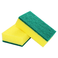 Haute qualité personnalisé écologique durable nettoyage cellulose coussin en nylon éponge de cuisine