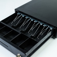 Tiroir-caisse métallique robuste Hongsheng HY335 335 mm avec interface RJ11 pour système de point de vente, commerce de détail, supermarché, restaurant, garantie 1 an