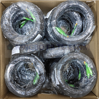 Câble de branchement FTTH intérieur/extérieur G657A1/A2 noir LSZH 0,5 mm, cordon de raccordement fibre optique GFRP APC/UPC SC-SC